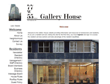 Tablet Screenshot of galleryhousecondo.com